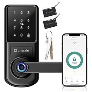 Smart Home category — smart door lock with keypad and phone app