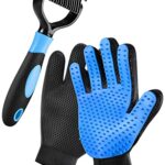 rifneeim pet grooming glove brush